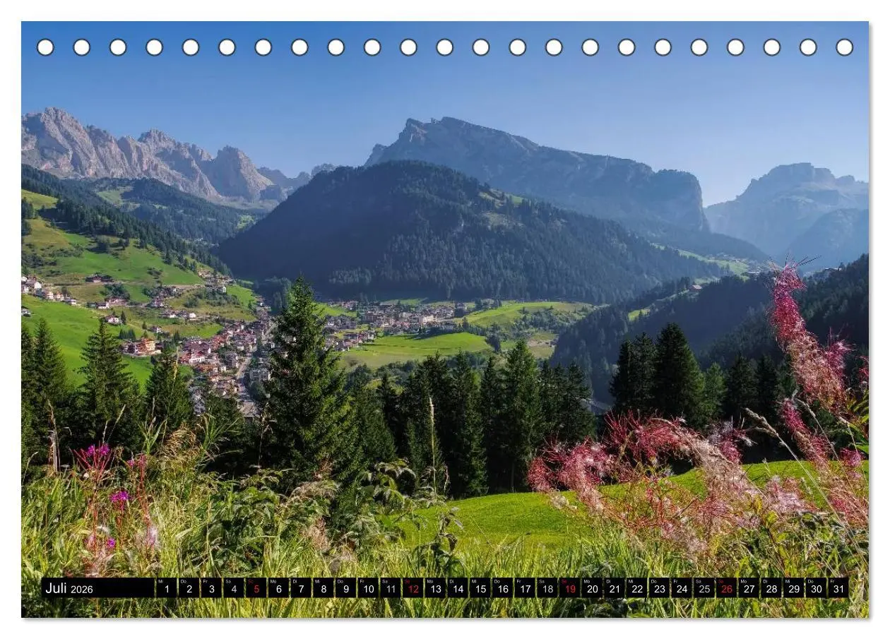 Bild: 9783516020175 | Das Grödner Tal - Im Herzen der Dolomiten (Tischkalender 2026 DIN...