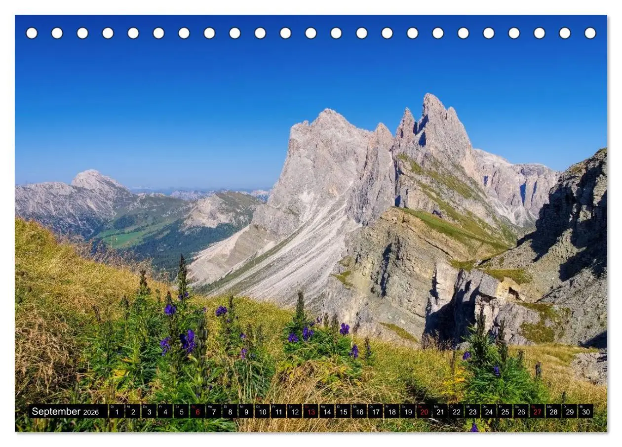Bild: 9783516020175 | Das Grödner Tal - Im Herzen der Dolomiten (Tischkalender 2026 DIN...