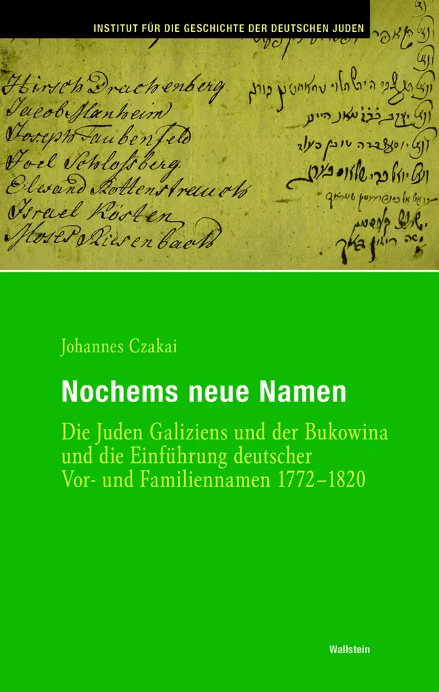 Cover: 9783835350175 | Nochems neue Namen | Johannes Czakai | Buch | 560 S. | Deutsch | 2021