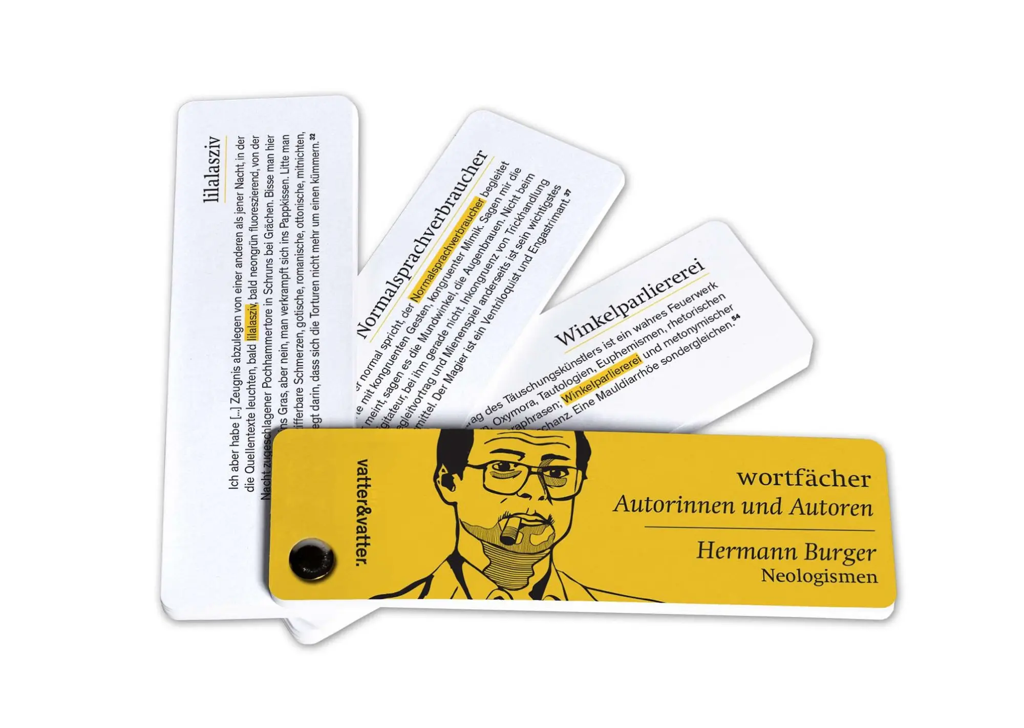 Cover: 9783952480175 | Wortfächer Hermann Burger | Hermann Burger | Sonstige Buchform | 61 S.