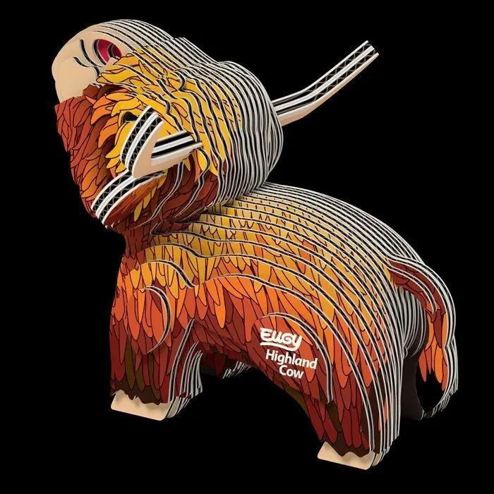Bild: 9421036940275 | EUGY - 3D Bastelset Hochlandrind | Kit (Bastelset) | 2025 | EUGY