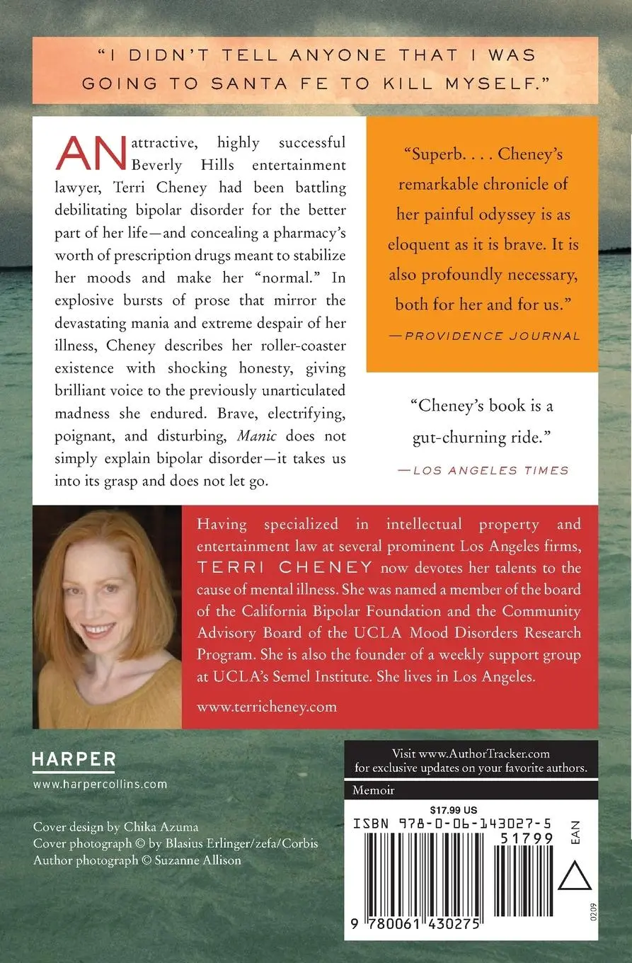 Rückseite: 9780061430275 | Manic | A Memoir | Terri Cheney | Taschenbuch | Englisch | 2009