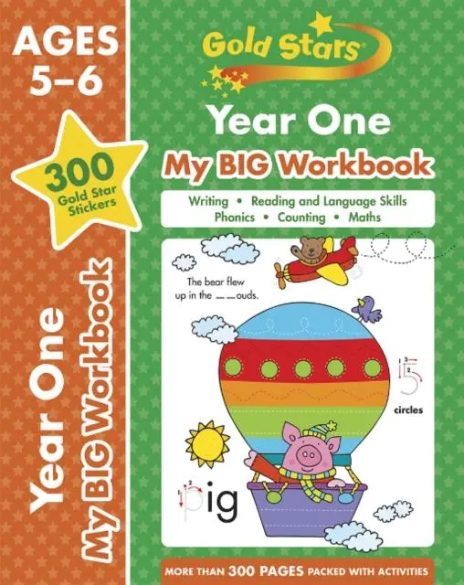 Cover: 9781646380275 | Gold Stars Year One My BIG Workbook (Includes 300 gold star...