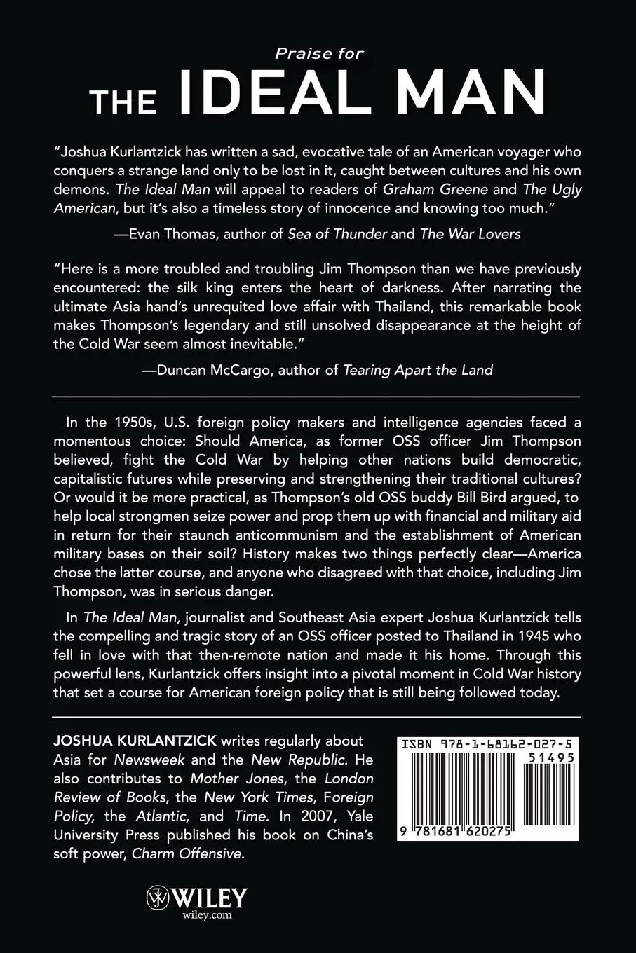 Rückseite: 9781681620275 | The Ideal Man | Joshua Kurlantzick | Taschenbuch | Englisch | 2010