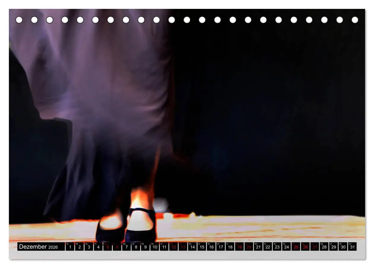 Bild: 9783457850275 | Flamenco. Spanischer Tanz (Tischkalender 2026 DIN A5 quer),...