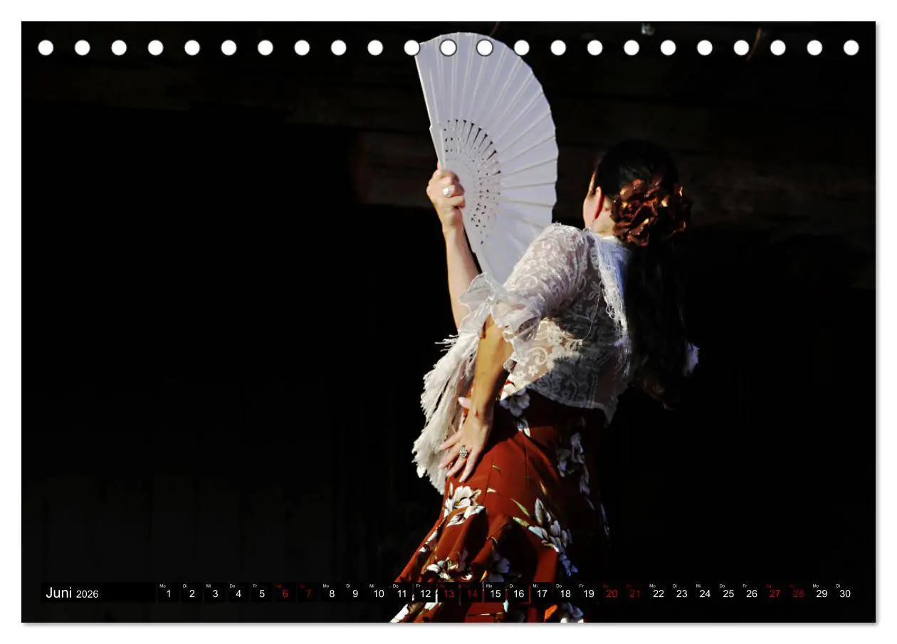 Bild: 9783457850275 | Flamenco. Spanischer Tanz (Tischkalender 2026 DIN A5 quer),...