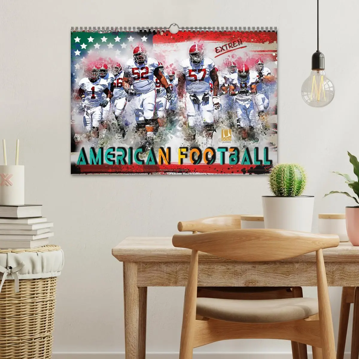 Bild: 9783457920275 | American Football extrem (Wandkalender 2026 DIN A3 quer), CALVENDO...