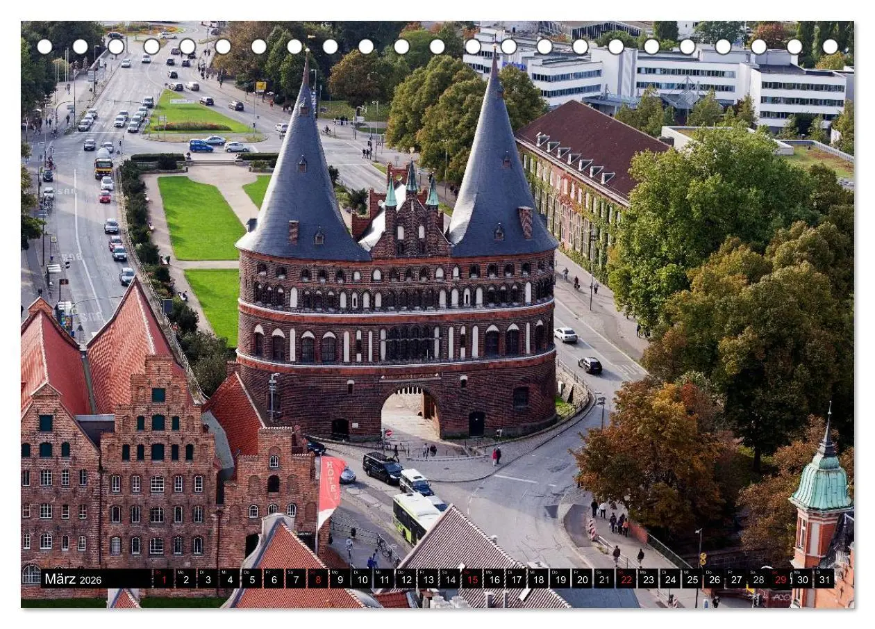 Bild: 9783516010275 | Ostseeperle Lübeck (Tischkalender 2026 DIN A5 quer), CALVENDO...