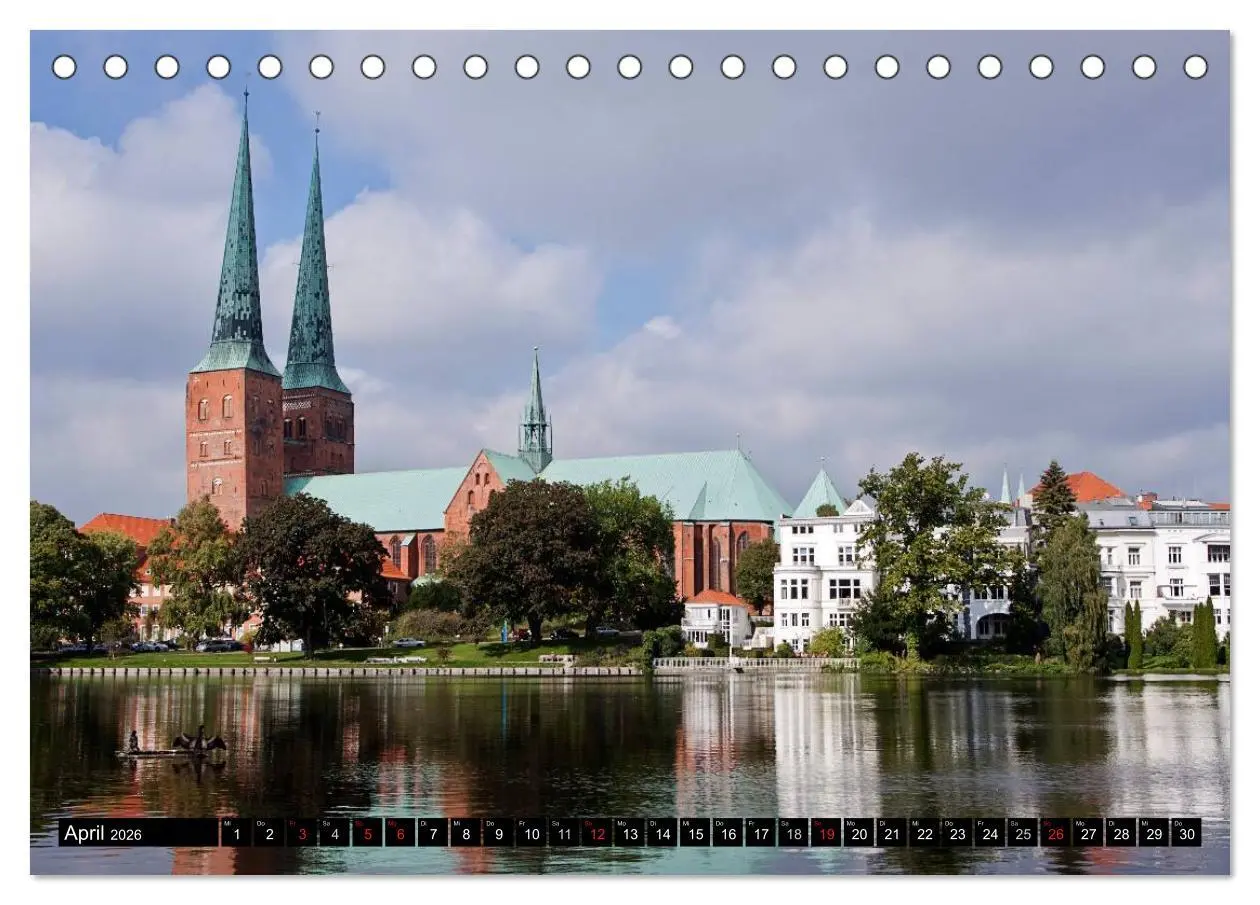 Bild: 9783516010275 | Ostseeperle Lübeck (Tischkalender 2026 DIN A5 quer), CALVENDO...