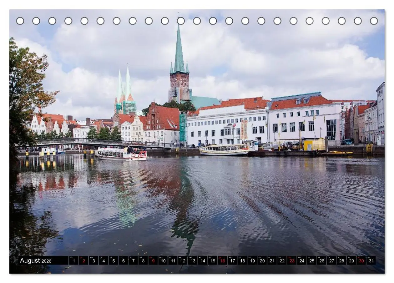 Bild: 9783516010275 | Ostseeperle Lübeck (Tischkalender 2026 DIN A5 quer), CALVENDO...