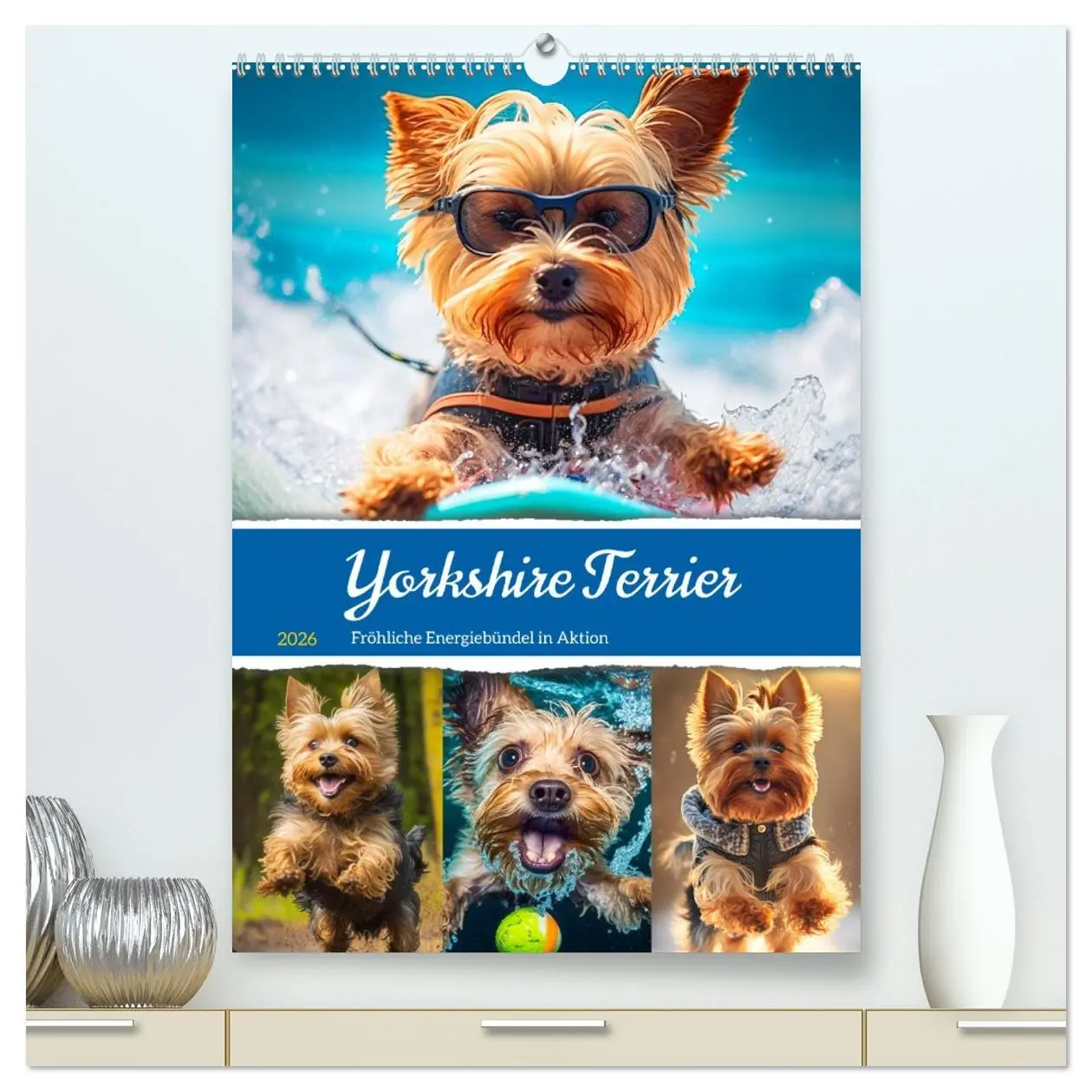 Cover: 9783516320275 | Yorkshire Terrier. Fröhliche Energiebündel in Aktion (hochwertiger...