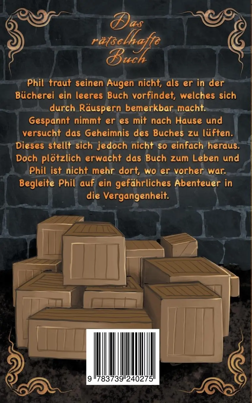 Rückseite: 9783739240275 | Das rätselhafte Buch | Die Suche nach dem Bernstein | Jennifer Stucky
