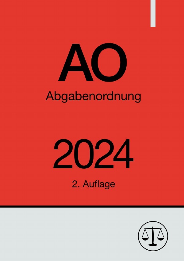 Cover: 9783759800275 | Abgabenordnung - AO 2024 | Ronny Studier | Taschenbuch | 280 S. | 2024
