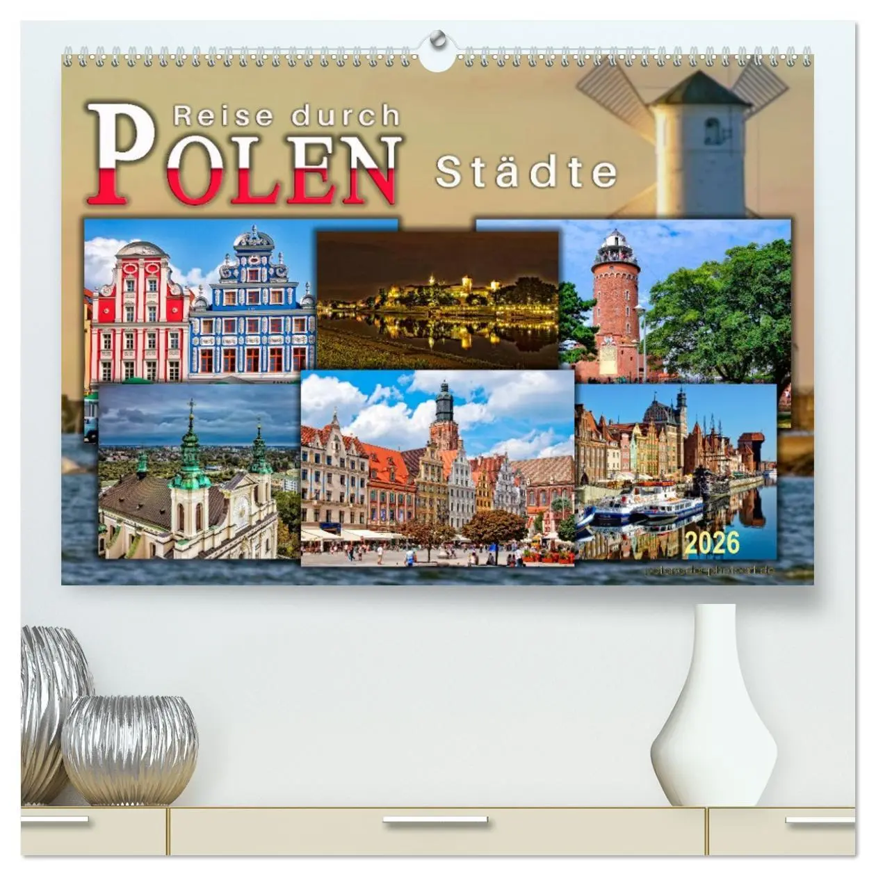 Cover: 9783457770375 | Reise durch Polen - Städte (hochwertiger Premium Wandkalender 2026...