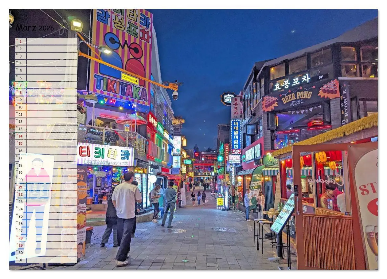 Bild: 9783516620375 | Seoul - Stadt der Kontraste (Wandkalender 2026 DIN A3 quer),...
