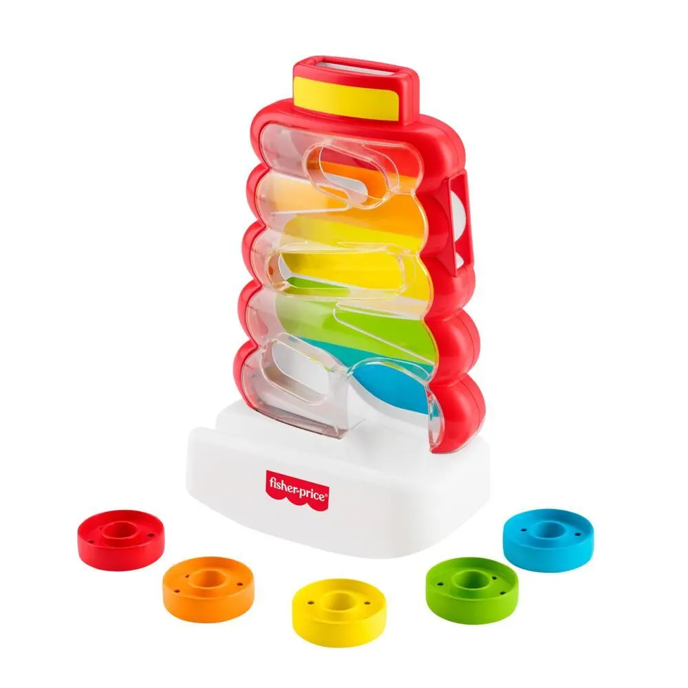 Bild: 194735360475 | Fisher-Price Rutschspaß Farbring Pyramide | Offene Verpackung | JLB81