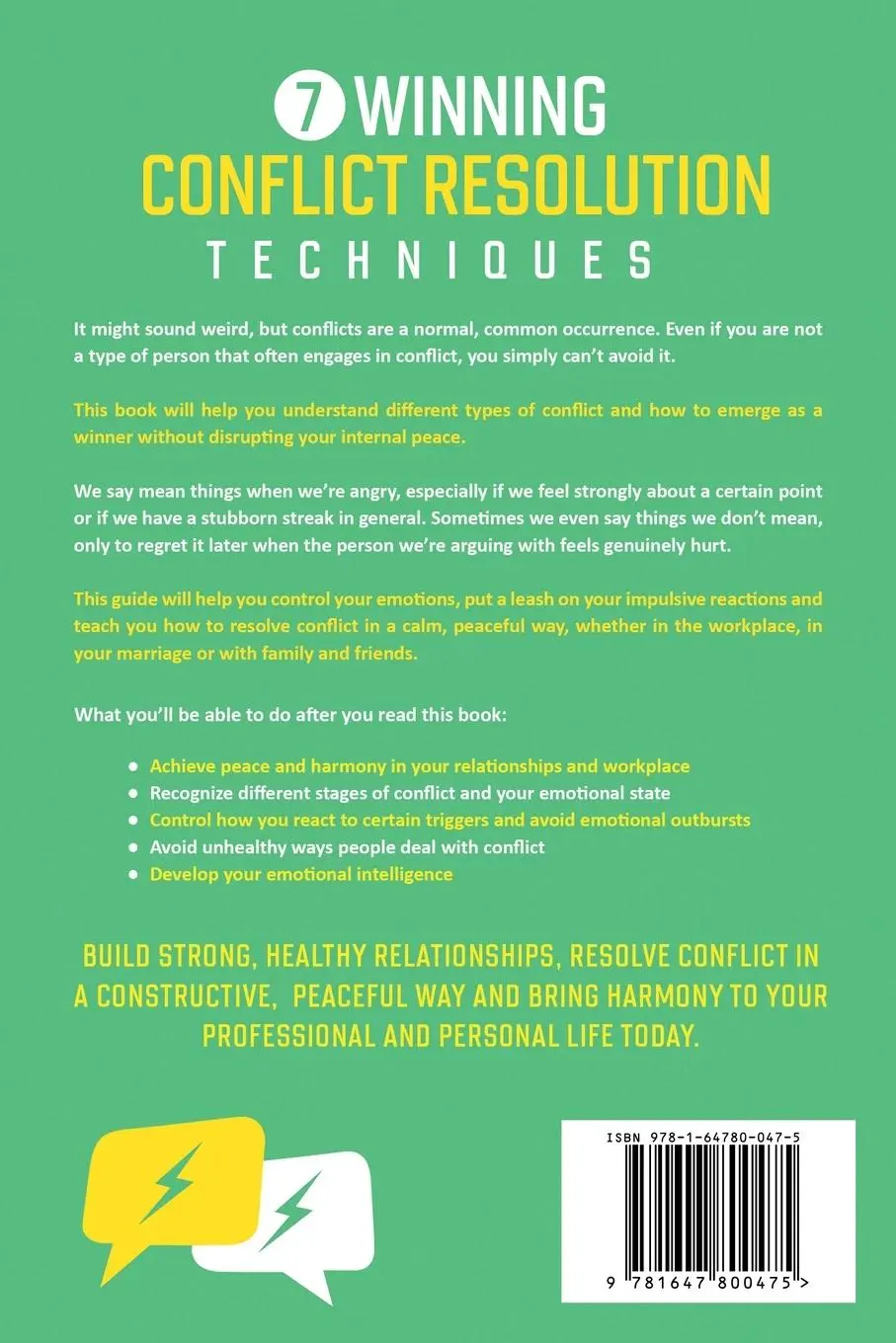 Rückseite: 9781647800475 | 7 Winning Conflict Resolution Techniques | Gerard Shaw | Taschenbuch