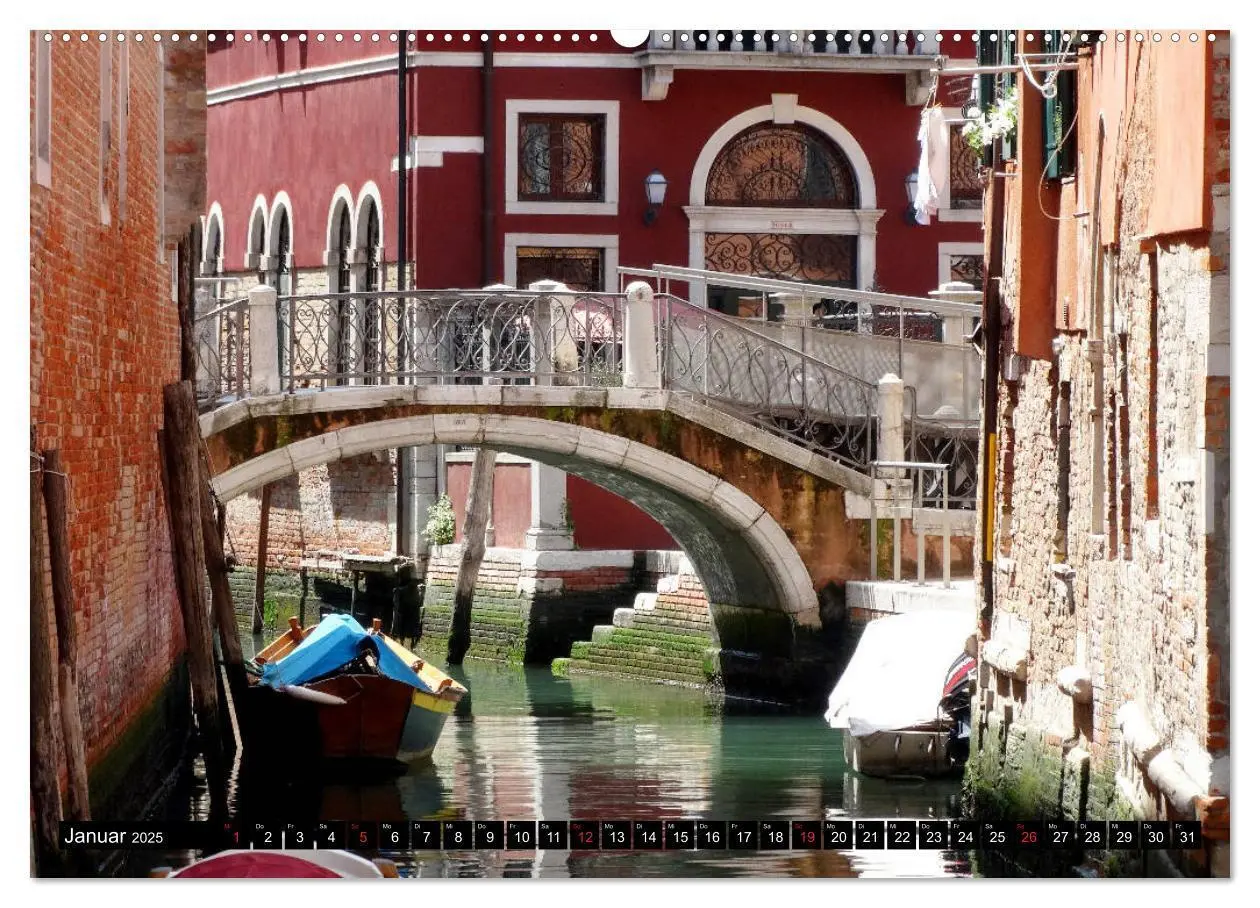 Bild: 9783435290475 | Auf den Kanälen von Venedig (Wandkalender 2025 DIN A2 quer),...