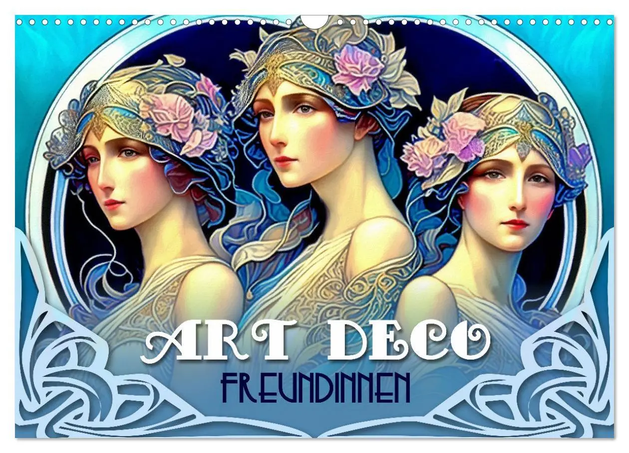 Cover: 9783457520475 | Art Deco Freundinnen (Wandkalender 2026 DIN A3 quer), CALVENDO...