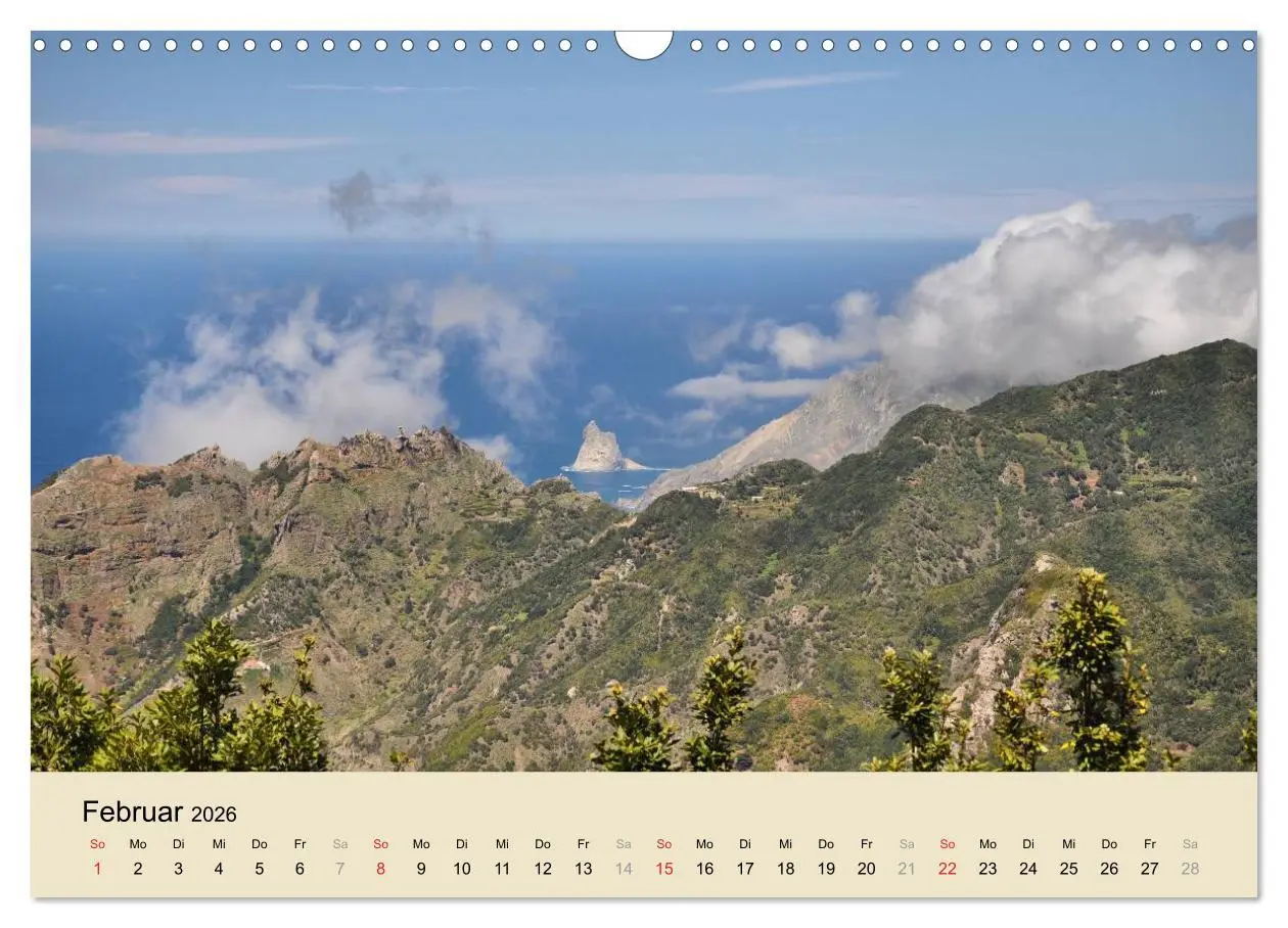 Bild: 9783516230475 | Teneriffa 2026 (Wandkalender 2026 DIN A3 quer), CALVENDO...