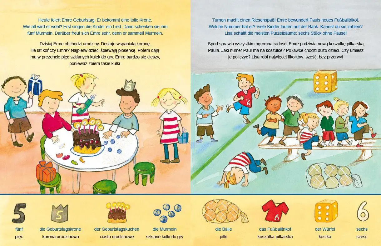 Bild: 9783695050475 | 1, 2, 3 im Kindergarten (Deutsch-Polnisch) | Zweisprachiges Kinderbuch