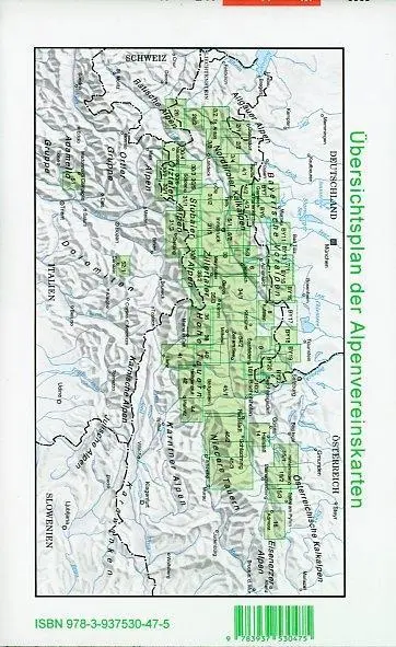 Bild: 9783937530475 | DAV Alpenvereinskarte 33 Tuxer Alpen 1 : 50 000 Wegmarkierung | 2009