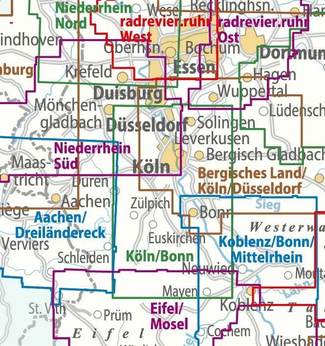 Bild: 9783969900475 | ADFC-Regionalkarte Köln/Bonn, 1:75.000, mit Tagestourenvorschlägen,...