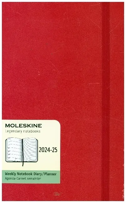 Cover: 8056999270575 | Moleskine 18 Monate Wochen Notizkalender 2024/2025, L/A5 | Buch | 2025