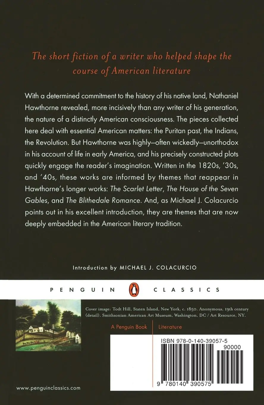 Rückseite: 9780140390575 | Selected Tales and Sketches | Nathaniel Hawthorne | Taschenbuch | 1987