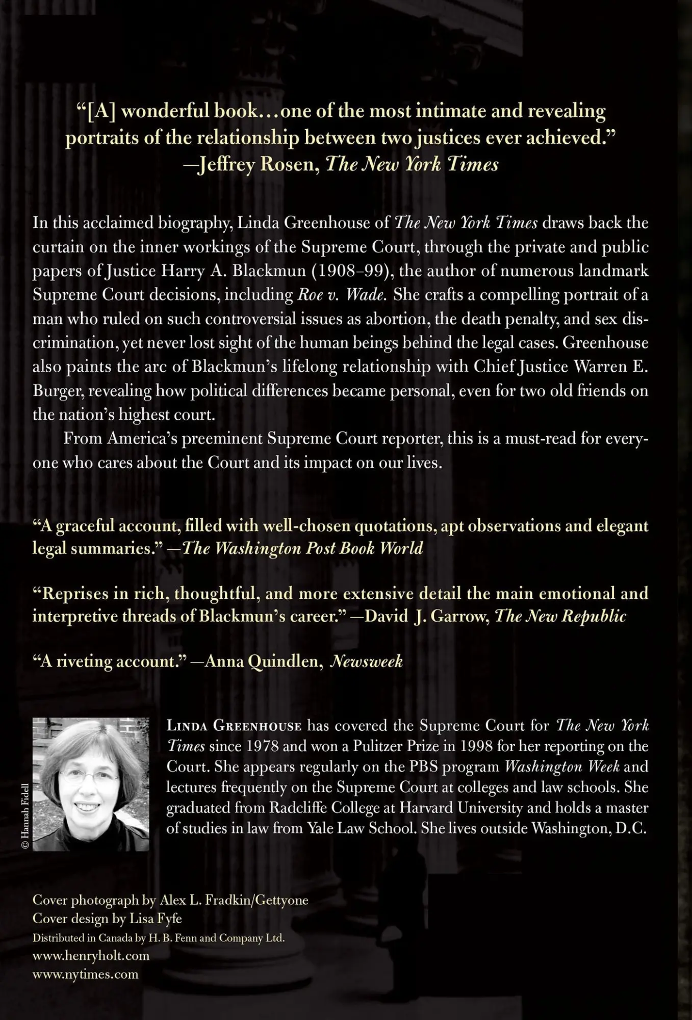 Rückseite: 9780805080575 | Becoming Justice Blackmun | Harry Blackmun's Supreme Court Journey