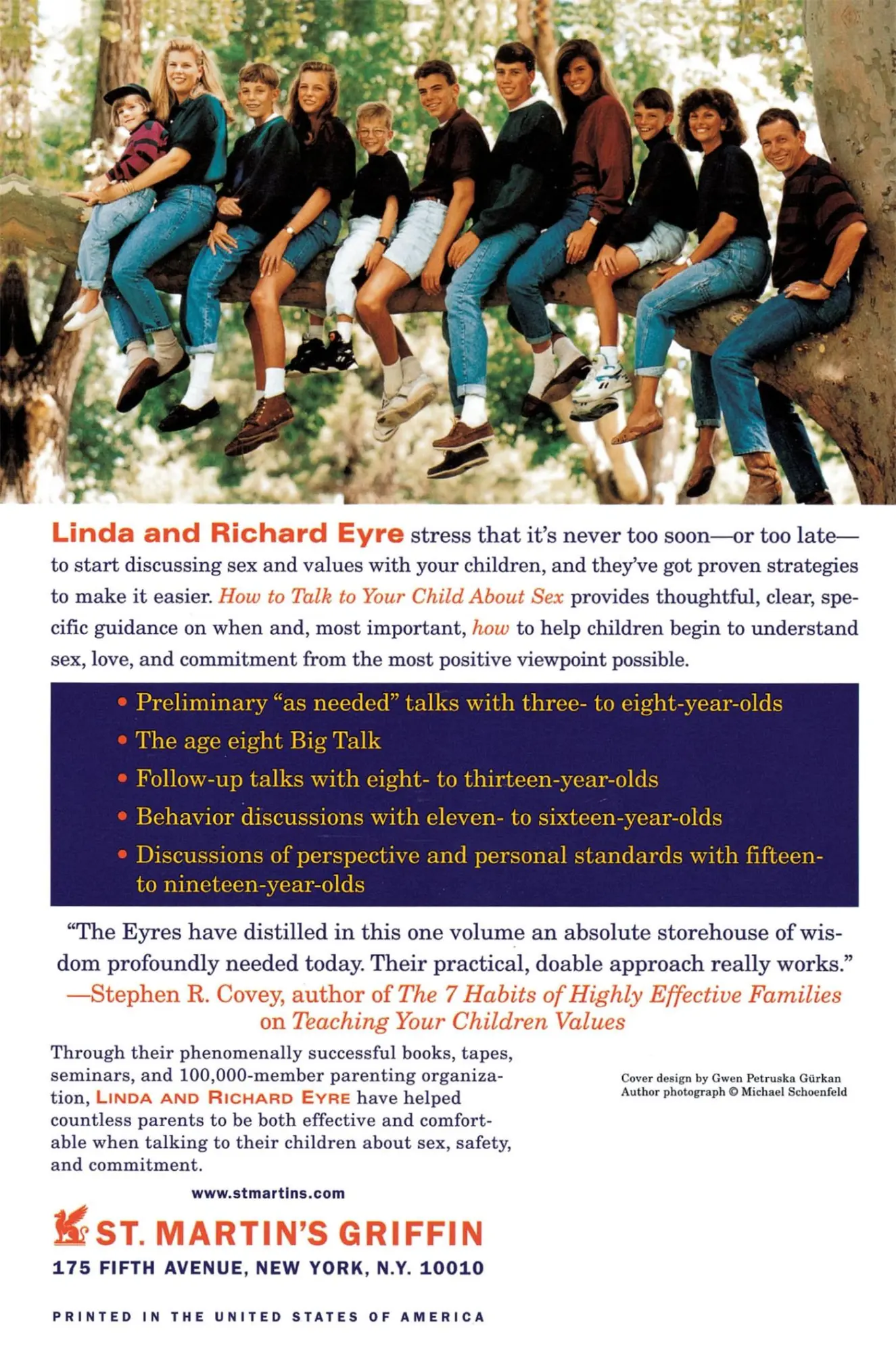 Rückseite: 9781582380575 | How to Talk to Your Child About Sex | Linda Eyre | Taschenbuch | 1999