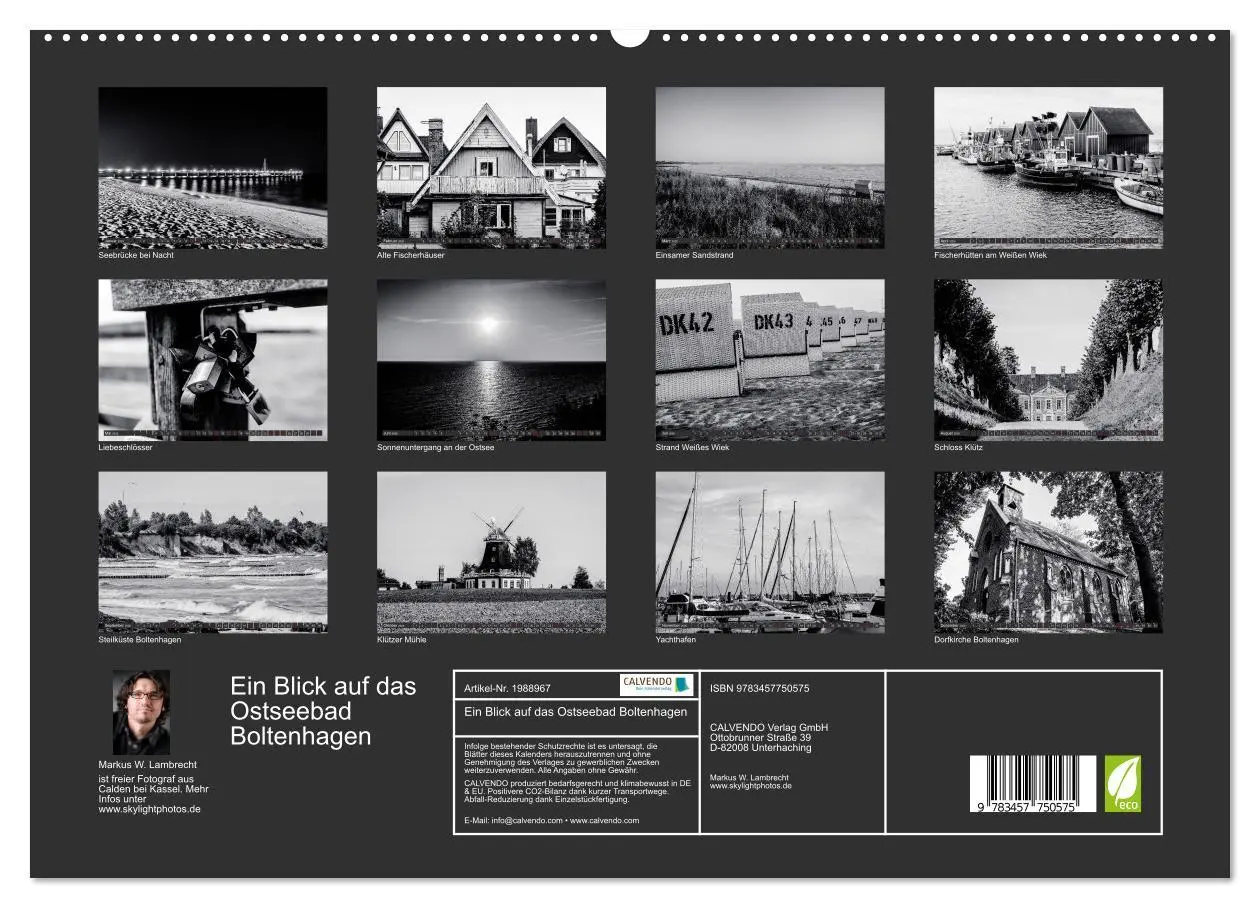 Bild: 9783457750575 | Ein Blick auf das Ostseebad Boltenhagen (hochwertiger Premium...