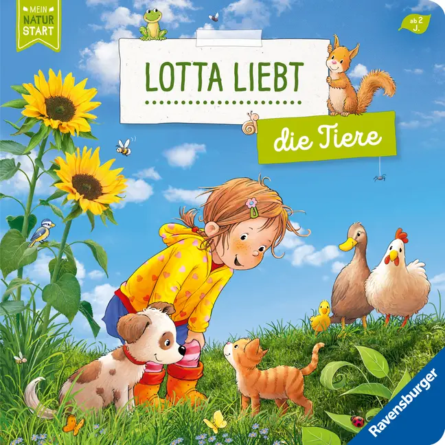 Cover: 9783473420575 | Lotta liebt die Tiere | Sandra Grimm | Buch | Naturstart | 24 S.