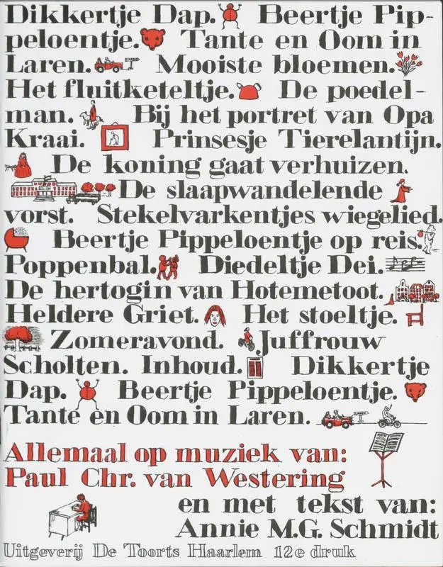 Cover: 9789060200575 | Dikkertje Dap &amp; 18 andere liedjes | Annie M. G. Schmidt (u. a.) | Buch