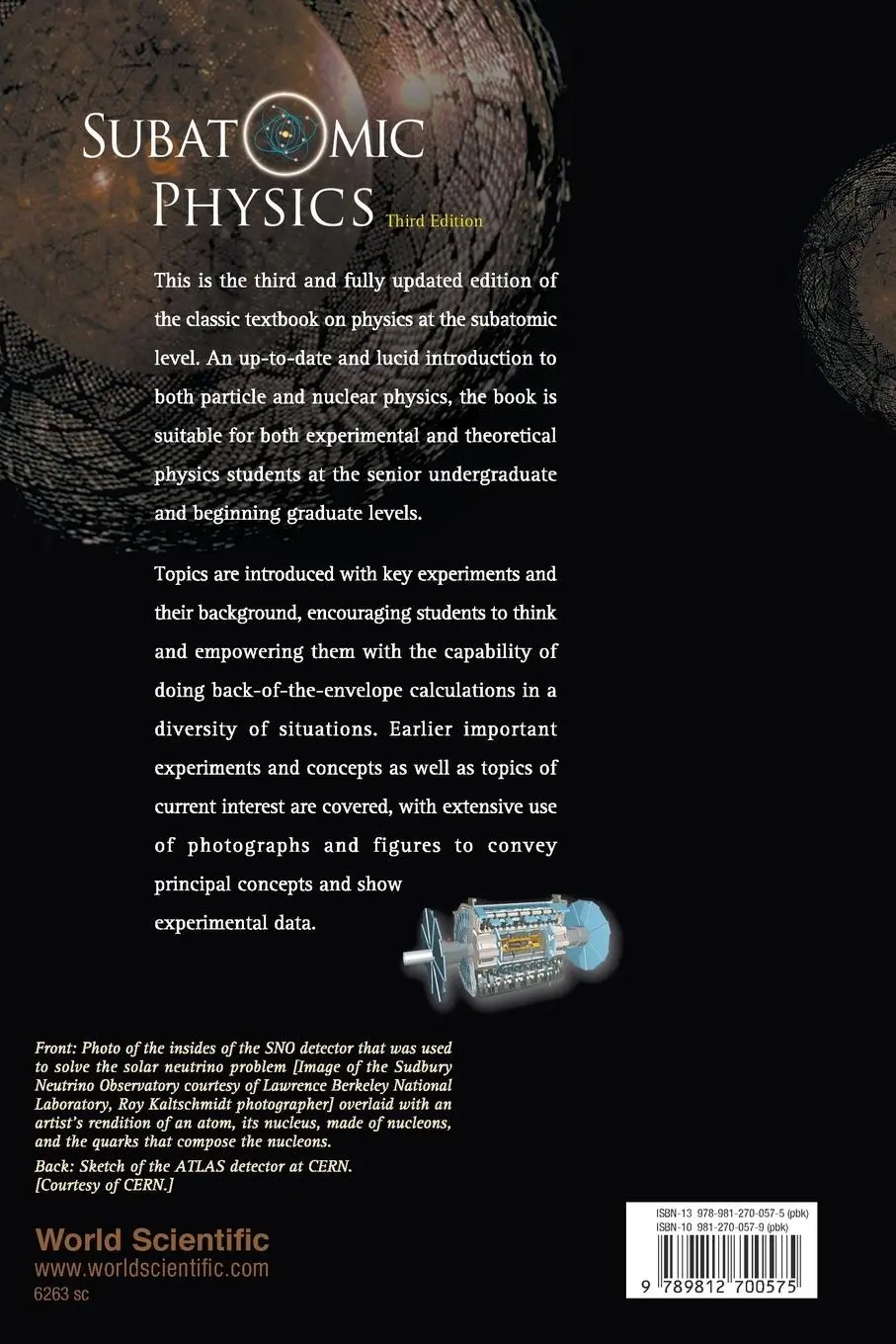 Rückseite: 9789812700575 | SUBATOMIC PHYSICS (3RD EDITION) | Ernest M Henley &amp; Alejandro Garcia