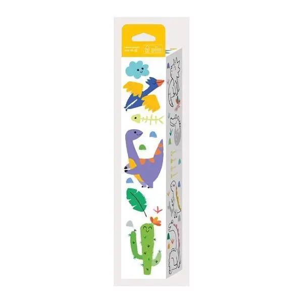 Bild: 6920773330675 | HAKUYOKA Wachsmalkreiden-Set Dino | 6303067 | 2024 | HAKUYOKA