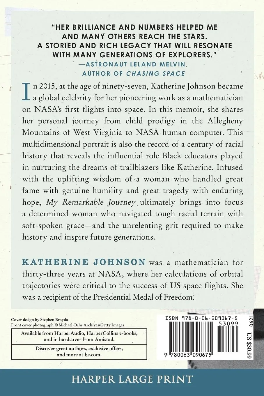 Rückseite: 9780063090675 | My Remarkable Journey LP | Katherine Johnson | Taschenbuch | Englisch