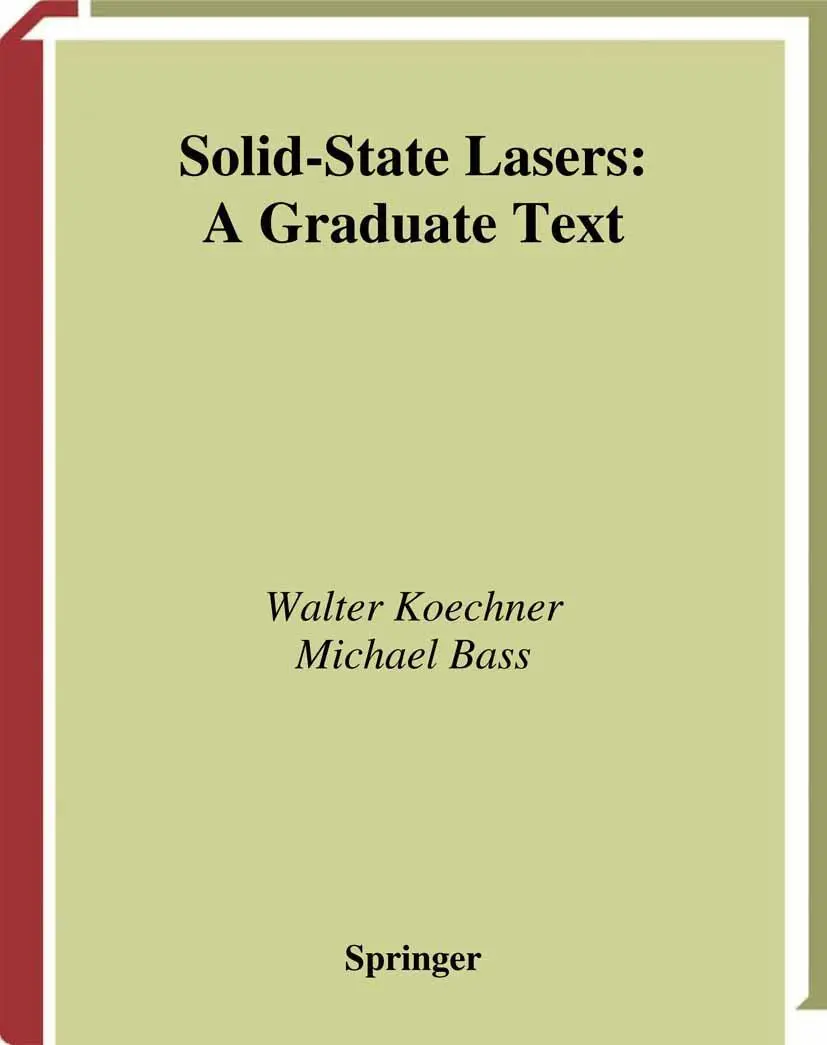 Cover: 9781441930675 | Solid-State Lasers | A Graduate Text | Michael Bass (u. a.) | Buch