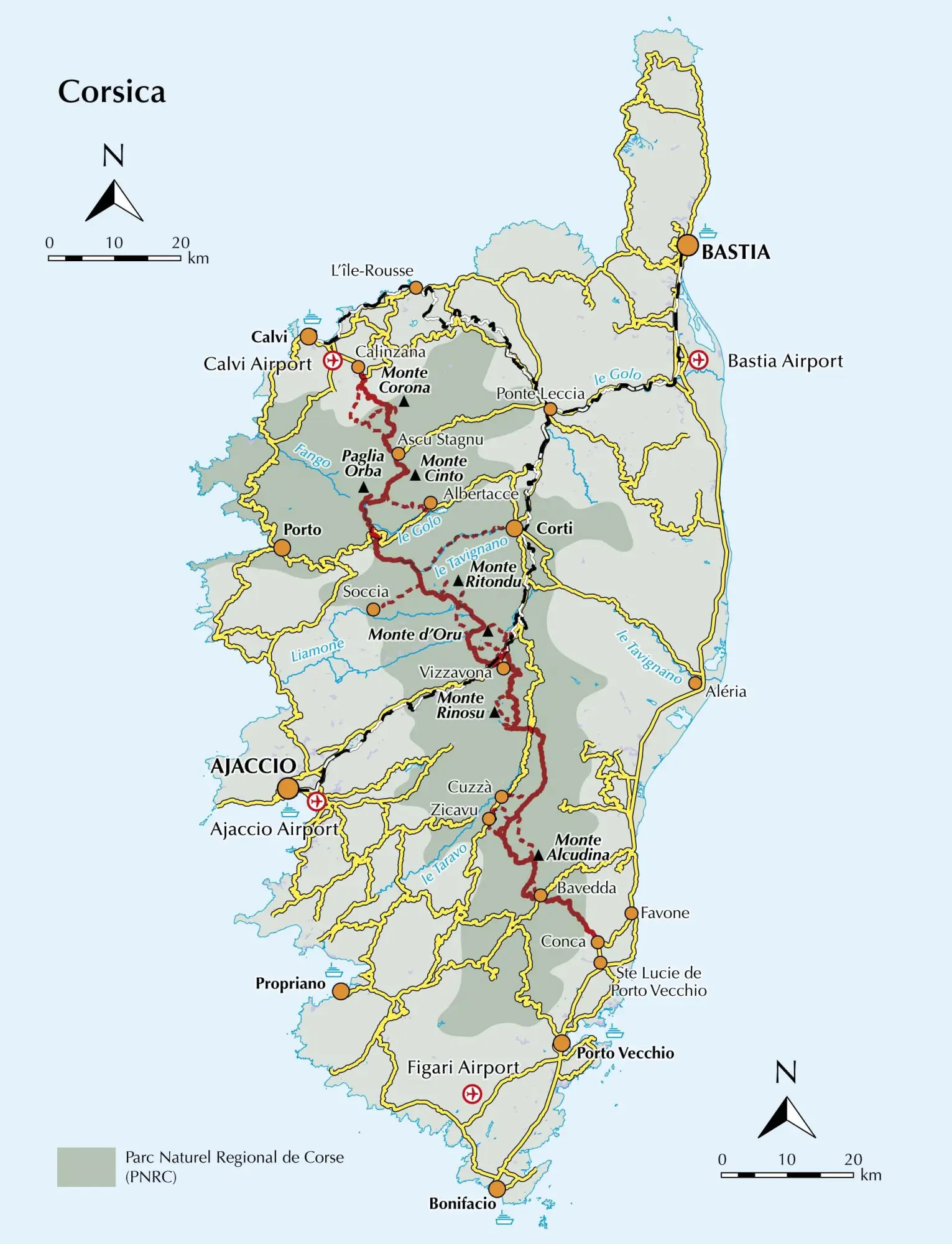 Bild: 9781786310675 | Trekking the Gr20 Corsica: The High Level Route: Guidebook and Map...