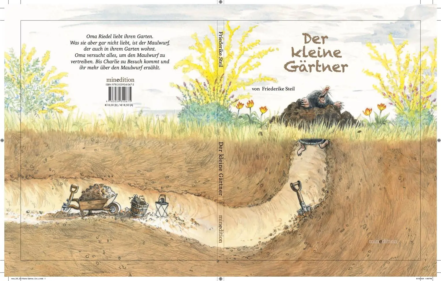 Rückseite: 9783039340675 | Der kleine Gärtner | Friederike Steil | Buch | 32 S. | Deutsch | 2025