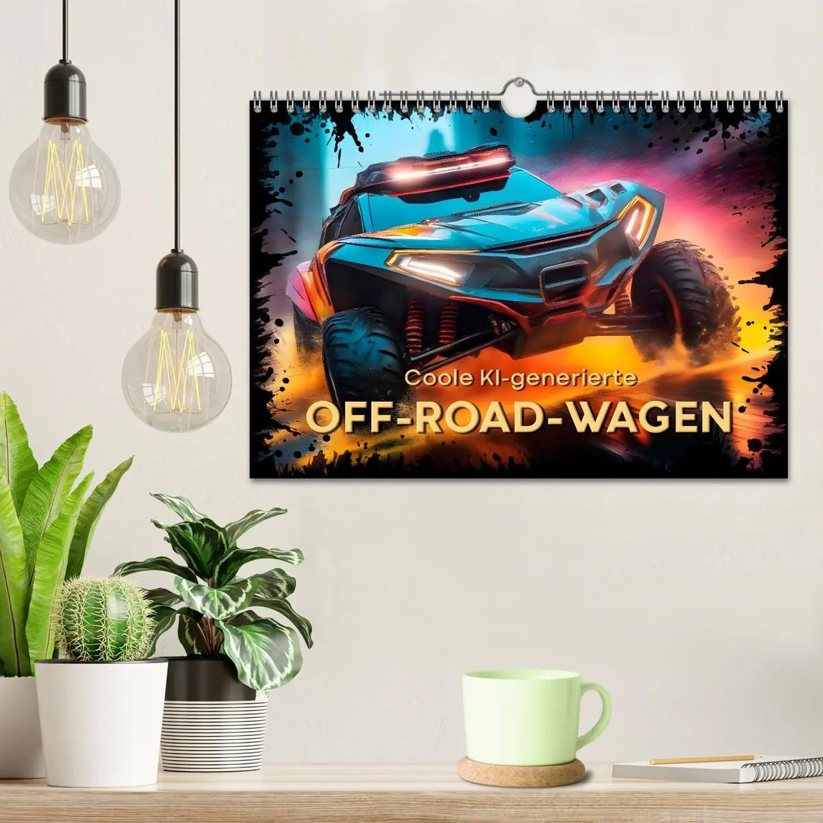 Bild: 9783457360675 | Coole KI-generierte OFF-ROAD-WAGEN (Wandkalender 2026 DIN A4 quer),...