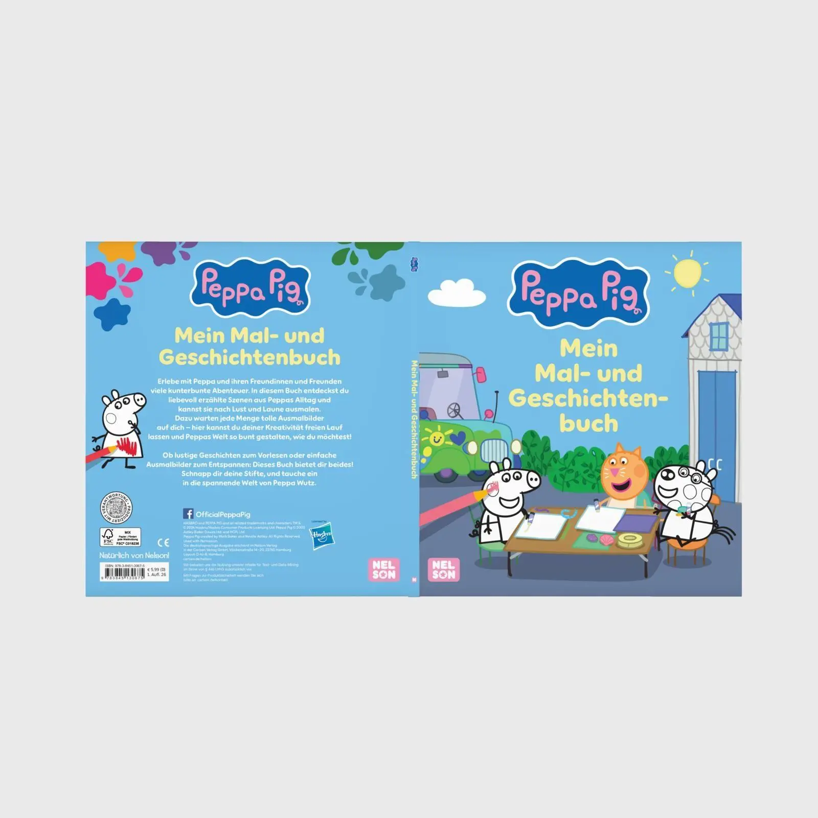 Bild: 9783845130675 | Peppa Wutz Ausmalbilder: Peppa Pig: Mein Mal- und Geschichtenbuch