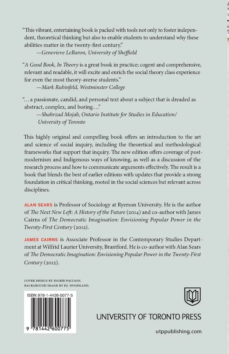 Rückseite: 9781442600775 | A Good Book, In Theory | Making Sense Through Inquiry, Third Edition