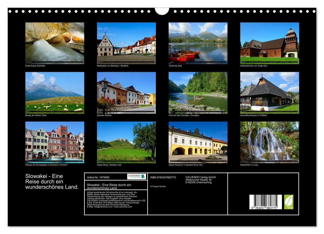 Bild: 9783457660775 | Slowakei - Eine Reise durch ein wunderschönes Land. (Wandkalender...