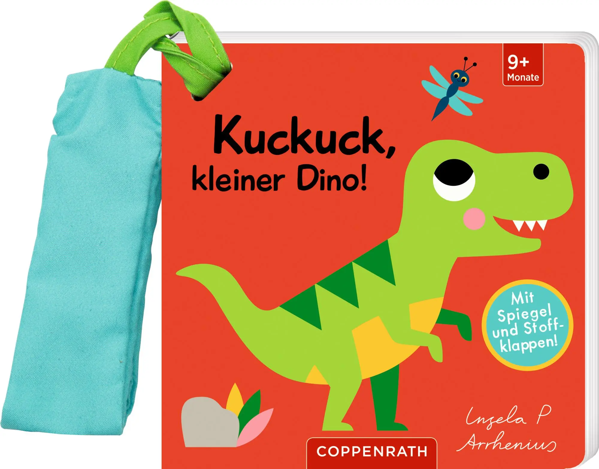 Cover: 9783649650775 | Mein Filz-Fühlbuch für den Buggy: Kuckuck, kleiner Dino! | Arrhenius