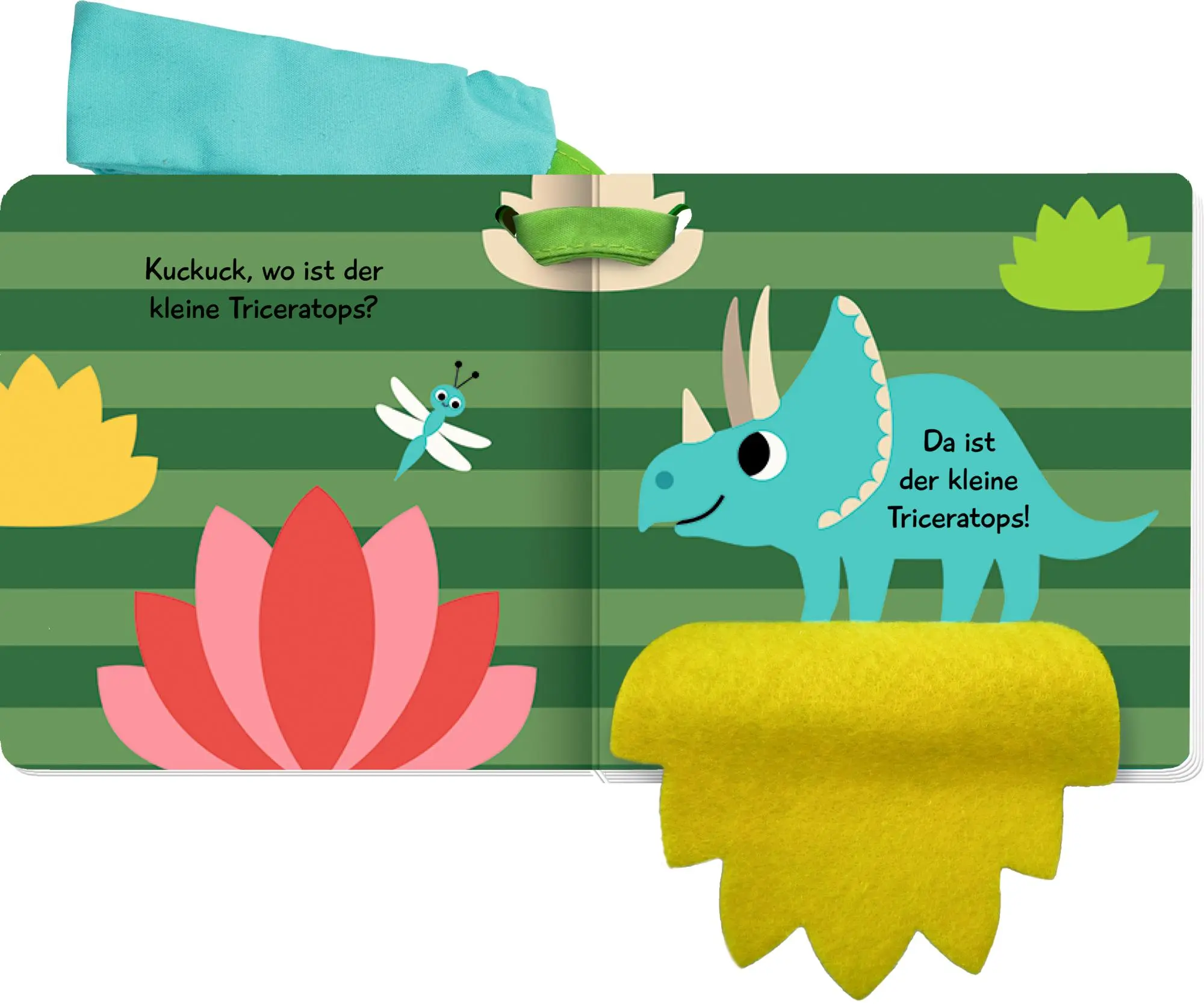 Bild: 9783649650775 | Mein Filz-Fühlbuch für den Buggy: Kuckuck, kleiner Dino! | Arrhenius