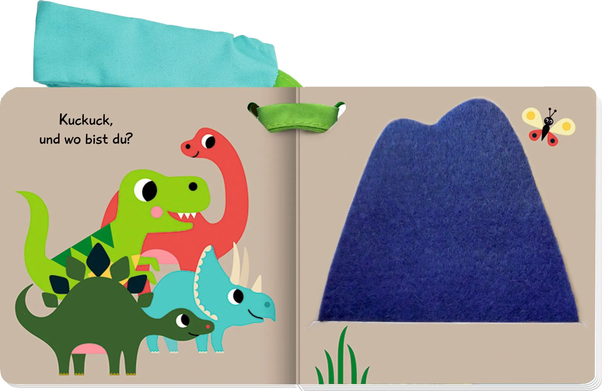 Bild: 9783649650775 | Mein Filz-Fühlbuch für den Buggy: Kuckuck, kleiner Dino! | Arrhenius