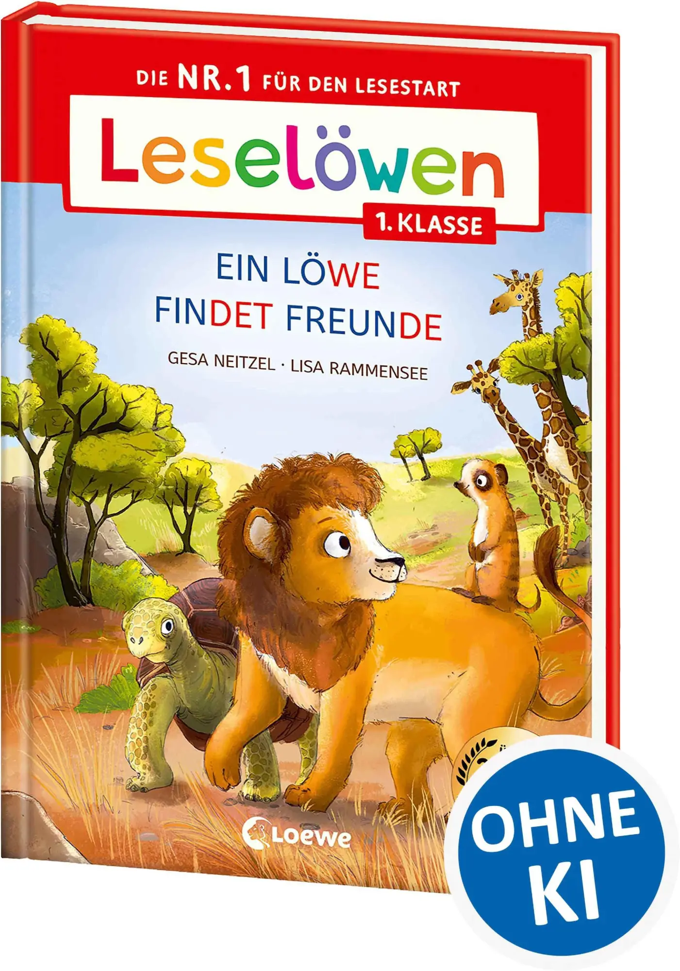 Cover: 9783743220775 | Leselöwen 1. Klasse - Ein Löwe findet Freunde (Großbuchstabenausgabe)