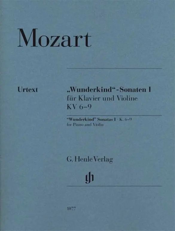 Cover: 9790201810775 | Wolfgang Amadeus Mozart - "Wunderkind"-Sonaten Band I für Klavier...
