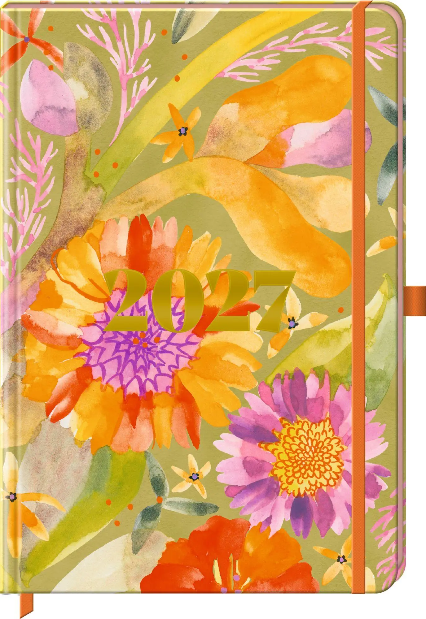 Cover: 4050003970875 | Wochenkalender 2027 - Green | Kalender | 128 S. | Deutsch | 2027